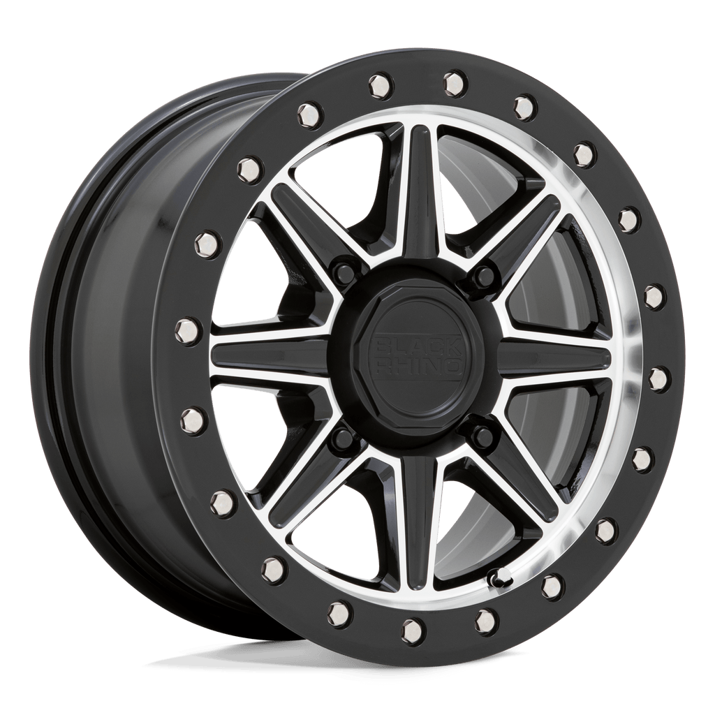 Black Rhino Hard Alloys - UTV WEBB UTV 15X7 4X136 +51 106 G-BLK MCH