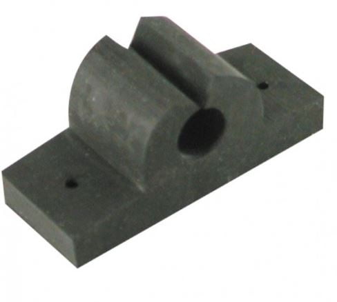 1' Black Rubber Tool/Rod Holder