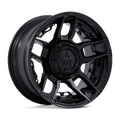 20X9 8X6.5 M-Blk 20MM Slash Wheel