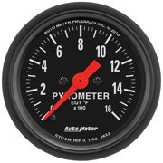 AUTO METER 2654 FSE Z-SERIES 2IN E.G.T. KIT, 0-1600`F