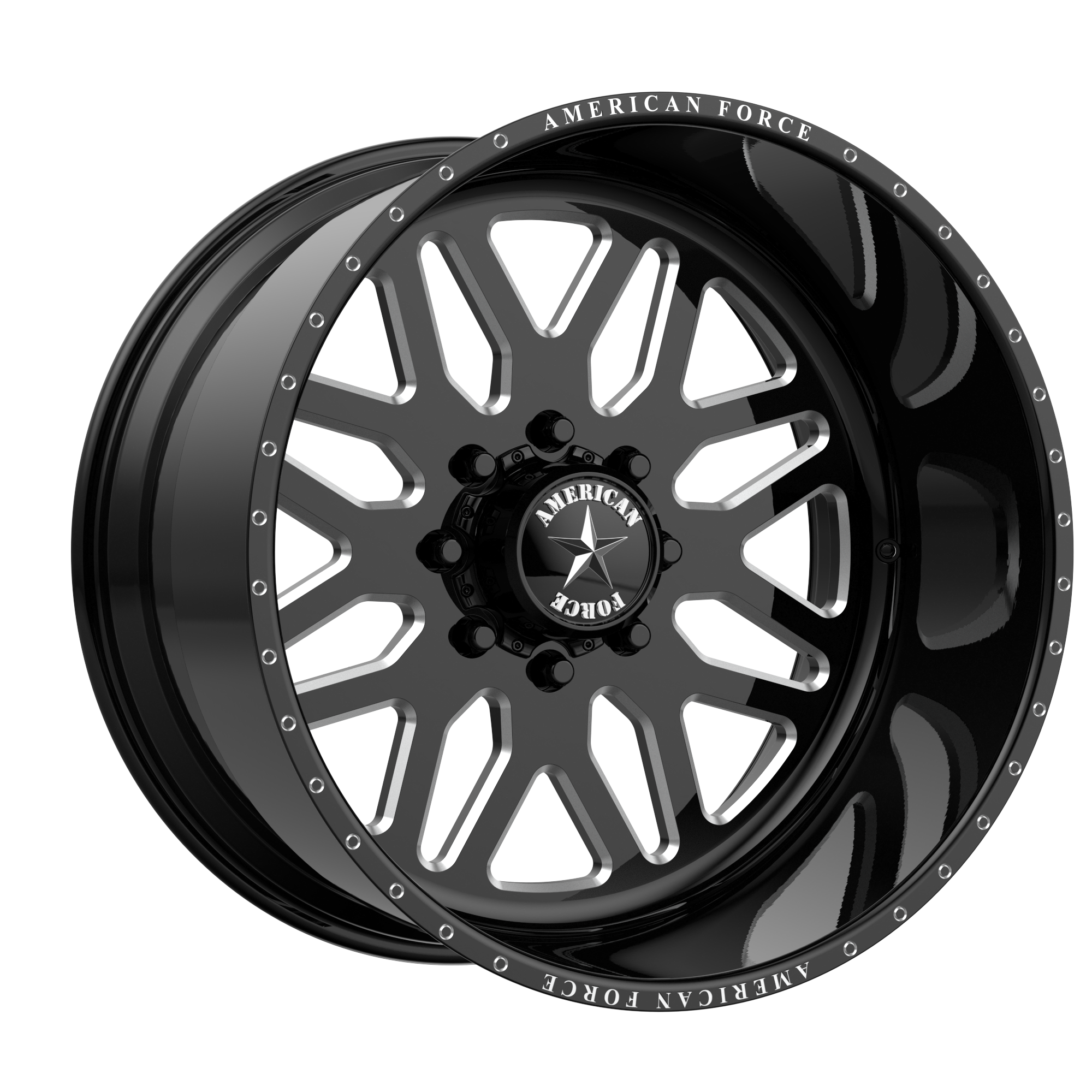American Force TRAX SS 20X9 6X5.5 +0 BLACK