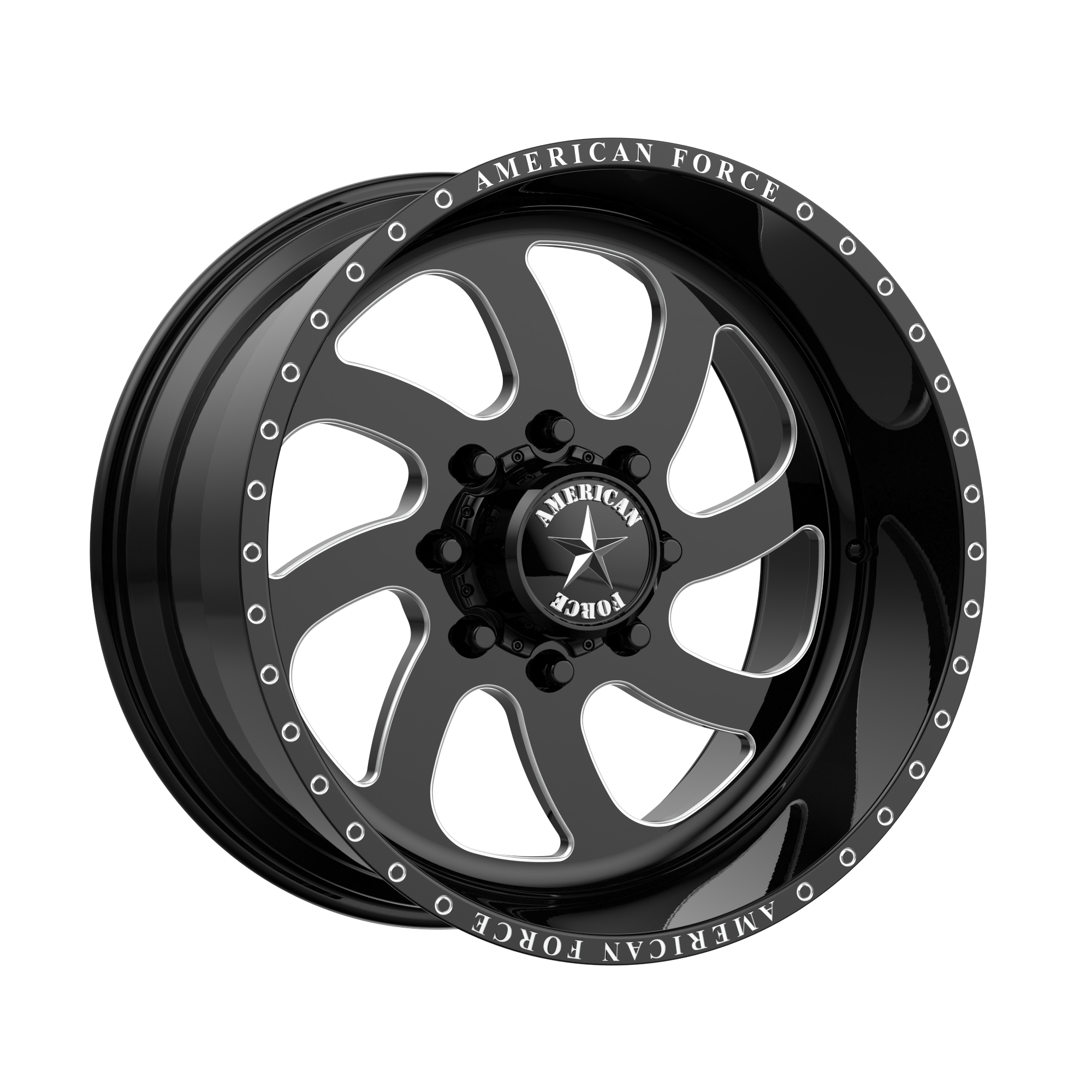 American Force BLADE 24X11 8X180 +0 BLACK L