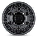 Black Rhino Hard Alloys - UTV ARMORY UTV 15X7 4X110 80 GUNBLK +51