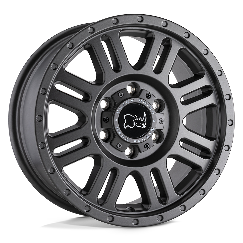 Black Rhino Hard Alloys YELLOWSTONE 17X8 6X130 +38 84 M-GNMTL